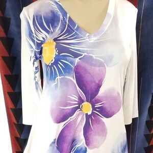 J Mode Floral Screen Print Dress